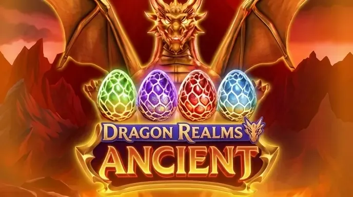 Dragon Realms Ancient Slot mit Drachen und Eiern auf Spinsy Casino